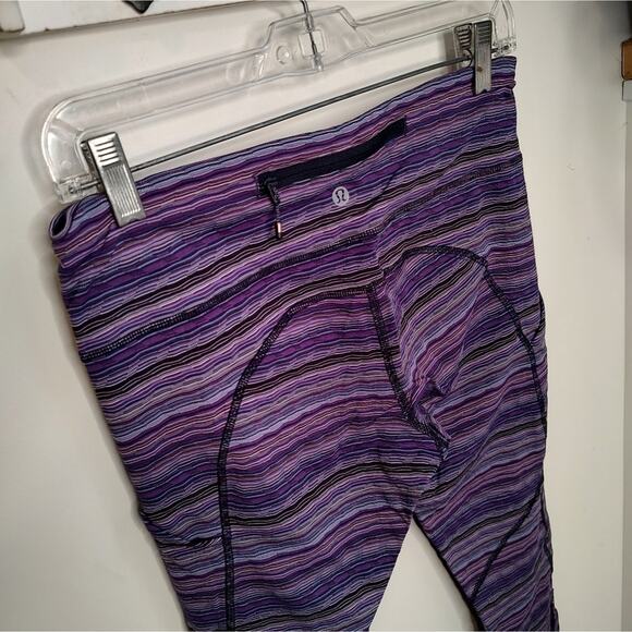 Lululemon Speed Tight IV Space Dye Twist Ultra Violet Multi / Black Size 8 - Picture 10 of 16